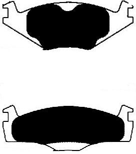 Porterfield Brake Pads for 1989 VOLKSWAGEN GOLF Gti 8 Valve FR SPORT