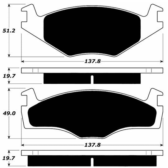 Porterfield Brake Pads for 1984 VOLKSWAGEN QUANTUM FR SPORT