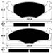 Porterfield Brake Pads for 1988 VOLKSWAGEN JETTA FR SPORT