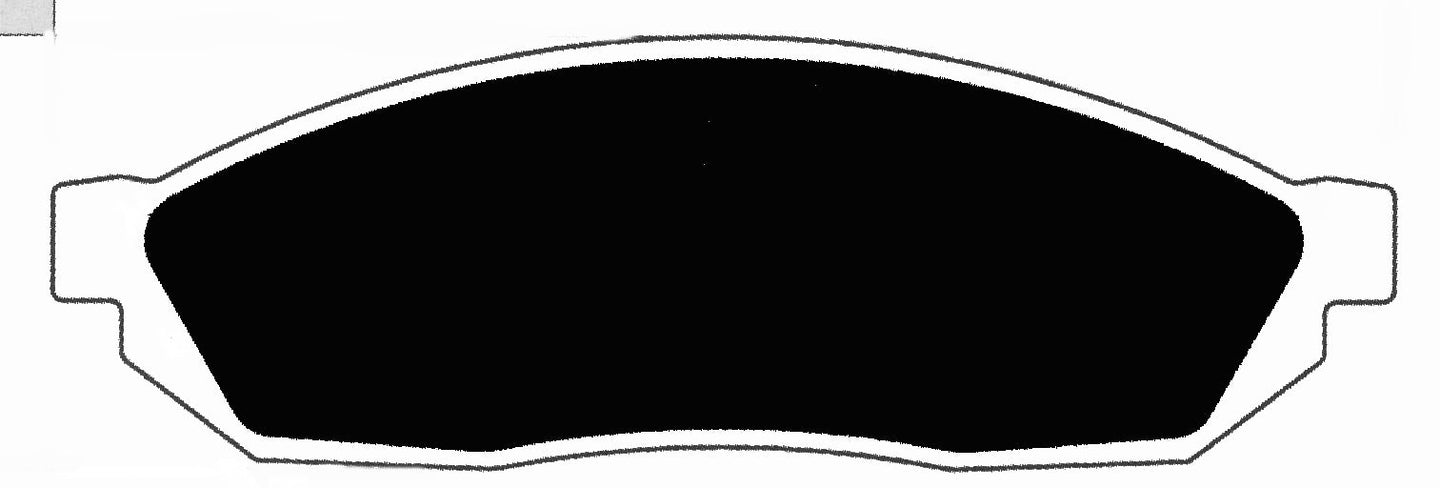 Porterfield Brake Pads for 1984 HONDA CRX HF FR SPORT