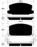 Porterfield Brake Pads for 1986 TOYOTA COROLLA Coupe FR SPORT