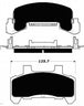 Porterfield Brake Pads for 1985 CHEVROLET CAVALIER FR SPORT