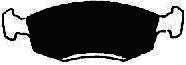 Porterfield Brake Pads for 1986 MERKUR XR4 Ti FR SPORT
