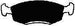 Porterfield Brake Pads for 1986 MERKUR XR4 Ti FR SPORT