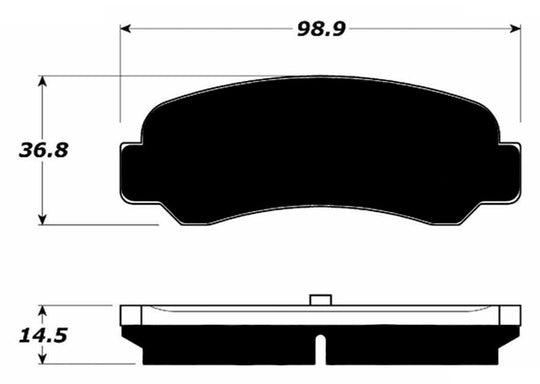 Porterfield Brake Pads for 1984 TOYOTA COROLLA Coupe GTS FR SPORT