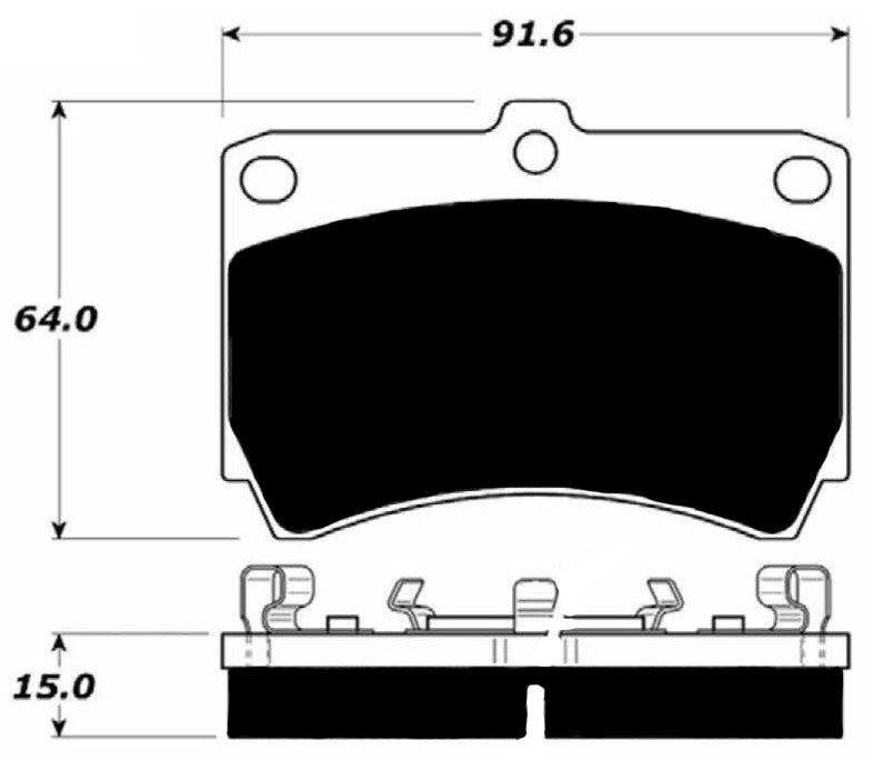 Porterfield Brake Pads for 1987 MAZDA 323 R/Disc FR SPORT