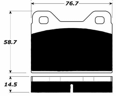 Porterfield Brake Pads for 1969 BMW 2000 CA FR SPORT