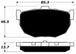 Porterfield Brake Pads for 1997 HYUNDAI TIBURON FR SPORT