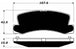 Porterfield Brake Pads for 1990 LEXUS ES 250 FR SPORT