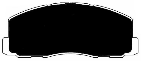 Porterfield Brake Pads for 1988 MITSUBISHI Eclipse FR SPORT