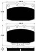 Porterfield Brake Pads for 1990 MAZDA RX 7 w/Vented Rear Disc FR SPORT