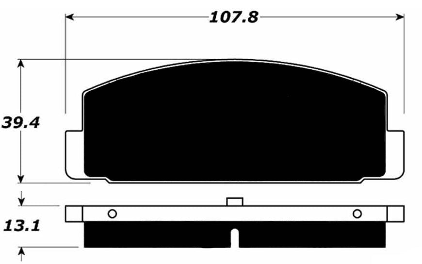 Porterfield Brake Pads for 1990 MAZDA RX 7 w/Solid Rear Disc FR SPORT