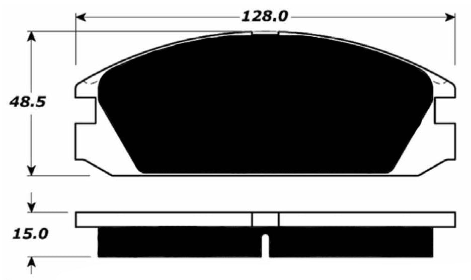 Porterfield Brake Pads for 1989 HONDA ACCORD Coupe DX FR SPORT