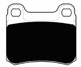 Porterfield Brake Pads for 1990 MERCEDES-BENZ 190E 2.6L w/o ASR FR SPORT