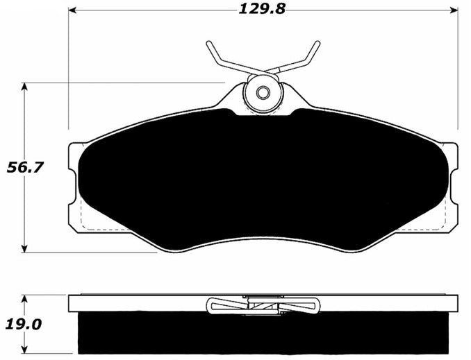 Porterfield Brake Pads for 1987 VOLKSWAGEN VANAGON FR SPORT