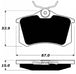 Porterfield Brake Pads for 1996 VOLKSWAGEN PASSAT TDI R/DIscs FR SPORT