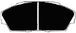 Porterfield Brake Pads for 1990 HONDA PRELUDE Si FR SPORT