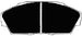 Porterfield Brake Pads for 1990 HONDA PRELUDE Si FR SPORT