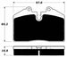 Porterfield Brake Pads for 1989 PORSCHE 930 FR SPORT