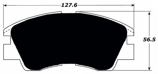 Porterfield Brake Pads for 1990 MITSUBISHI Pickup FR SPORT