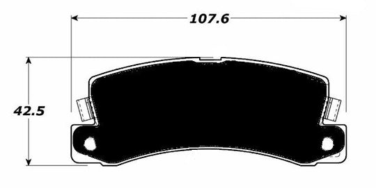Porterfield Brake Pads for 1987 TOYOTA COROLLA FX-16 FR SPORT