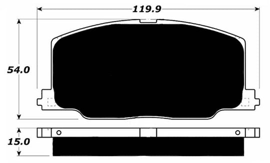 Porterfield Brake Pads for 1991 LEXUS ES 250 FR SPORT