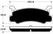 Porterfield Brake Pads for 1995 MAZDA MX-3 4 Cyl w/ABS FR SPORT