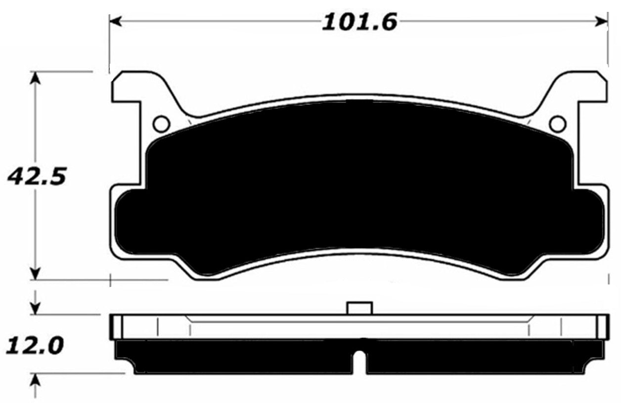 Porterfield Brake Pads for 1989 MAZDA 323 R/Disc FR SPORT