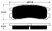 Porterfield Brake Pads for 1996 EAGLE TALON TSi TURBO AWD FR SPORT