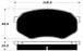 Porterfield Brake Pads for 1990 MAZDA 929 FR SPORT