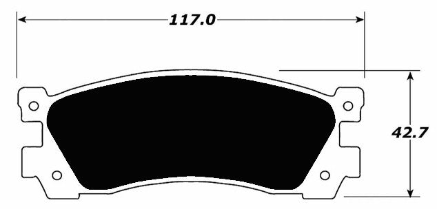 Porterfield Brake Pads for 1991 MAZDA 929 FR SPORT