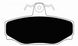 Porterfield Brake Pads for 2000 VOLVO S70 AWD to ch 596635 FR SPORT