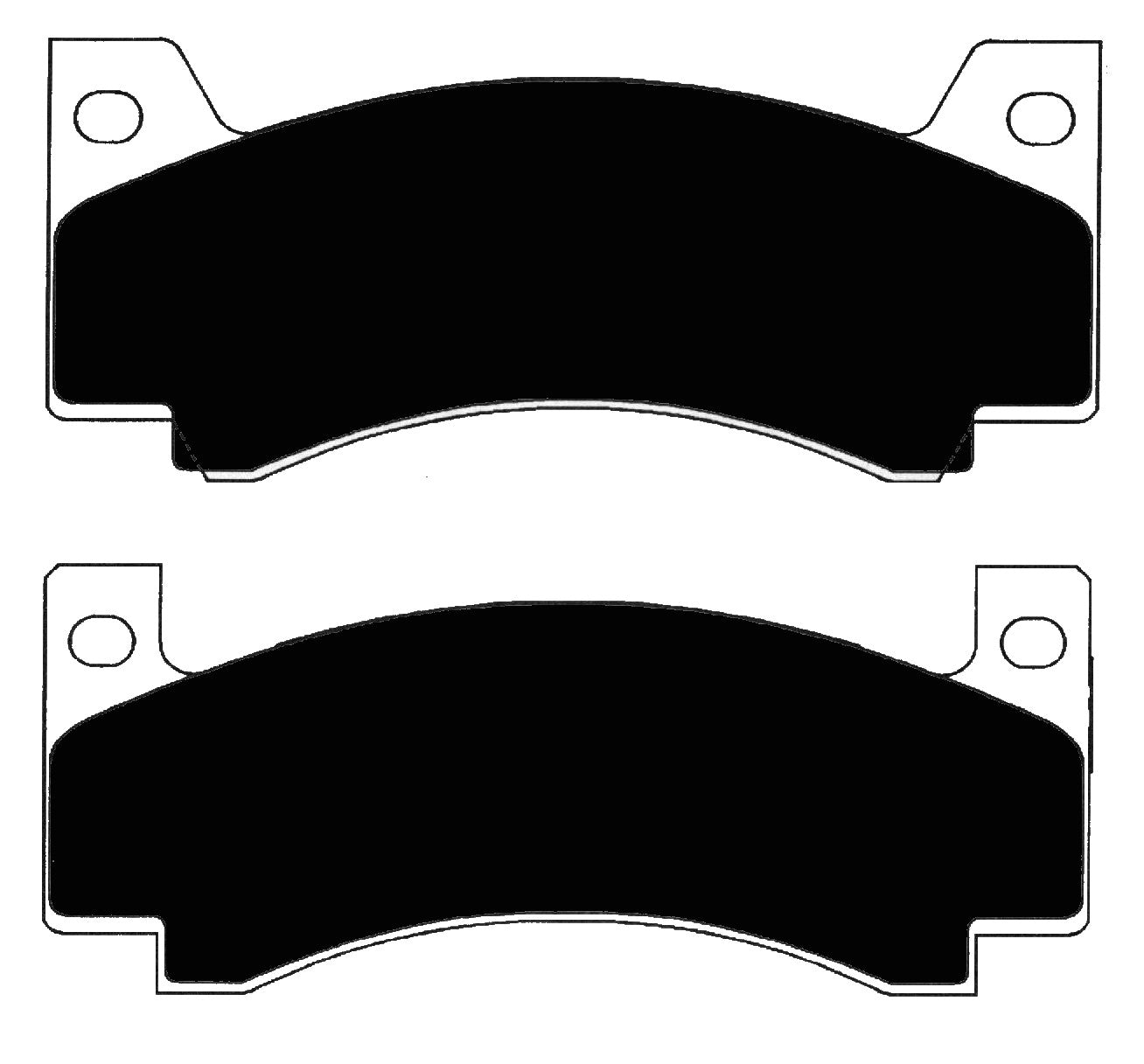 Porterfield Brake Pads for 1974 DODGE CHALLENGER FR SPORT