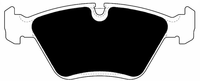 Porterfield Brake Pads for 2001 JAGUAR XJ Super V8 FR SPORT