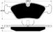 Porterfield Brake Pads for 1987 BMW 528E FR SPORT