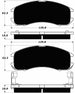 Porterfield Brake Pads for 1988 MAZDA MX-6 w/Rear Drums FR SPORT