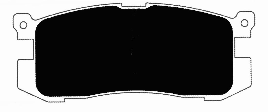 Porterfield Brake Pads for 1989 FORD PROBE R/Disc FR SPORT