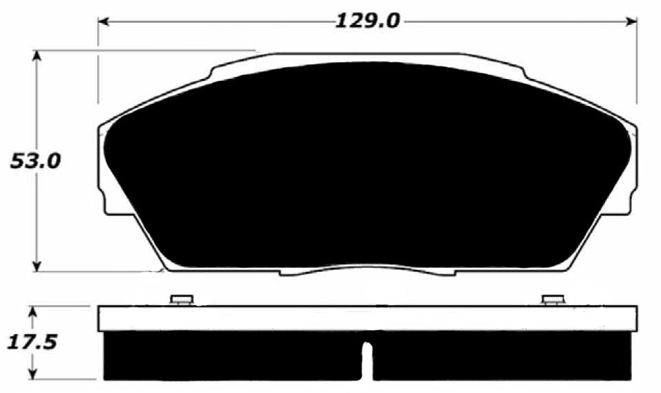 Porterfield Brake Pads for 1990 ACURA INTEGRA FR SPORT