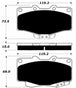 Porterfield Brake Pads for 1989 TOYOTA 4RUNNER FR SPORT