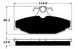 Porterfield Brake Pads for 1996 CHEVROLET CORVETTE FR SPORT
