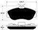 Porterfield Brake Pads for 1989 AUDI 200 Turbo Quattro Wagon Girling Caliper FR SPORT