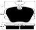Porterfield Brake Pads for 1990 MERCEDES-BENZ 300E w/ASR exc. 4MATIC FR SPORT