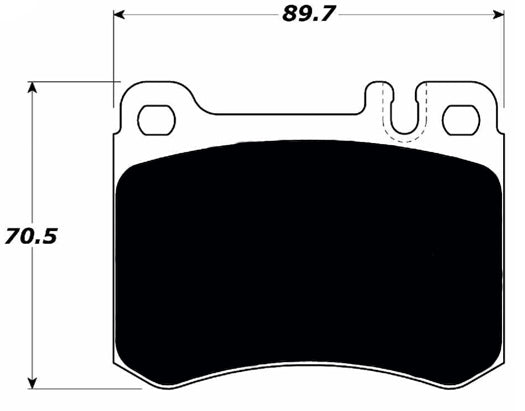 Porterfield Brake Pads for 1989 MERCEDES-BENZ 560 SL FR SPORT