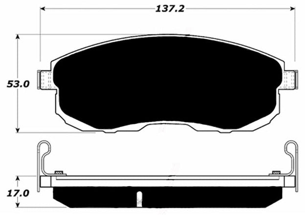Porterfield Brake Pads for 1997 INFINITI I30 FR SPORT