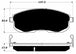Porterfield Brake Pads for 1990 NISSAN MAXIMA FR SPORT