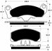 Porterfield Brake Pads for 1988 FORD MUSTANG V8 FR SPORT