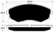Porterfield Brake Pads for 2005 HYUNDAI ELANTRA R/Drum FR SPORT