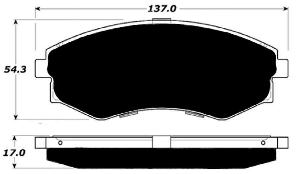 Porterfield Brake Pads for 1989 NISSAN 240SX w/ABS FR SPORT