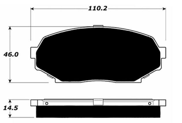 Porterfield Brake Pads for 1989 MAZDA MX-5 MIATA FR SPORT