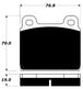 Porterfield Brake Pads for 1982 VOLKSWAGEN VANAGON FR SPORT